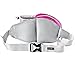 ErgaLogik Day Trekker - Hiking Waist Pack with Water Bottle (Not Included) Holder - Fanny Pack - Dog Walking - Running Belt Bag Pouch Fanny Pack for Hiking Running Cycling Camping Travel (Pink)