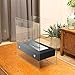 R.W.FLAME Ventless Bio Ethanol Fireplace Heater,All Season Portable Table Top Fire Pit Burner Insert For Indoor & Outdoor Use