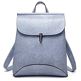 SiMYEER Women's Pu Leather Backpack Purse Ladies Casual Shoulder Bag School Bag for Girls