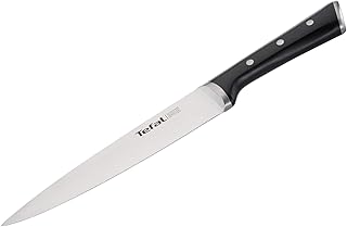 Tefal Ice Force K23207 Fleisch- und Schinkenmesser | 20cm | Handschutz | Edelstahl | Schwarz