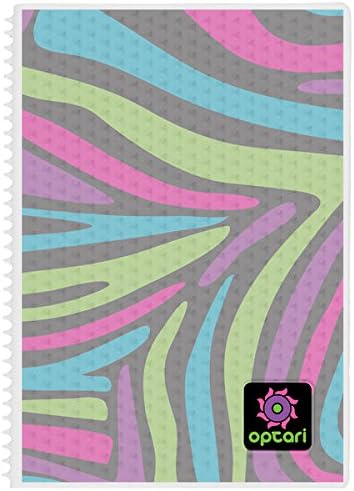 Spikeletz Mini Glow Journal, Zebra Color