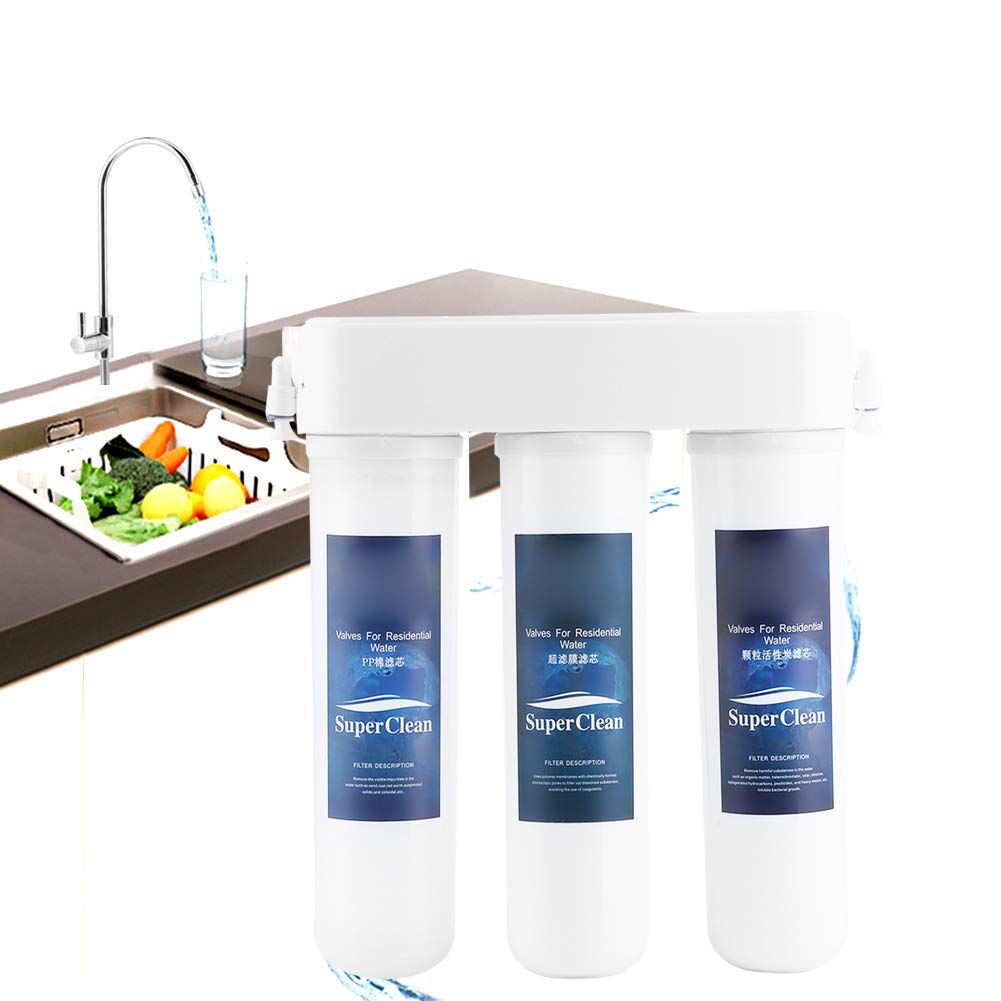 Dioche Sistema de filtrado de agua bajo el fregadero con ...