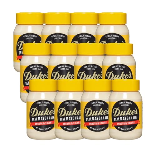 Duke s Real Mayonnaise Jar 8 Ounce Pack of 12