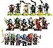 Sbolang Ninja Minifigures Set of 18,Ninjago Minifigures Kai Jay Sensei Wu Master Ghost Building Blocks Toys