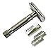 CS-202 Classic Samurai Short Handle Double Edge Safety Razor with 5 Astra Double Edge Razor Blades