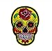 Babycola's Mum 8 PCS Punk Patches, Skull Patches, Mexican Sugar Skull Embroidered Iron on Patch, Assorted Color