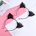 ETEREAUTY Headbands Lace Cat Ear Christmas Hairbands Hair Accessories for Women Girls Gift 2 Pieces