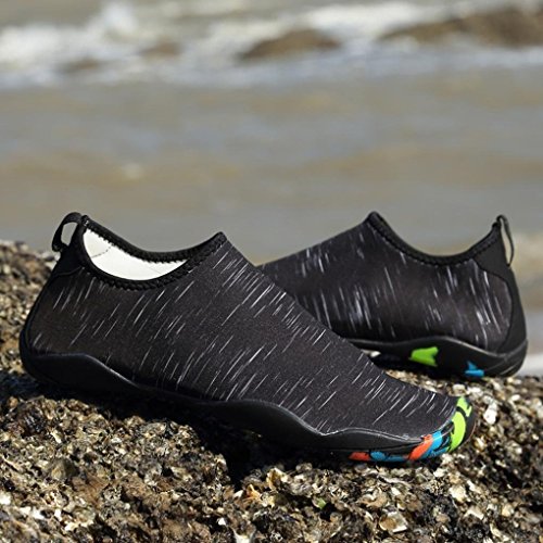 Sunshinehomely Women Men Water Shoes, SHY Quick-Dry Barefoot Men Women Yoga Surf Outdoor Water Sport Diving Swim Beach Snorkeling Socks (US:9.5 (43))