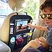 Car Backseat Organizer - Kick Mat Car Seat Storage for Kids - Car Organizer with Tablet Holder - Best Baby Back Seat Protector