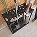 Keter Resin Garage and Tool Organizer Rack for Yard, Home, and Garden Storage - Perfect to Store Up to 40 Rakes, Shovels, Mops, and Brooms for Indoor or Outdoor Organization