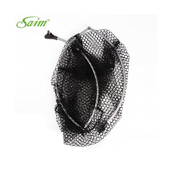 Saim-Fishing-Fish-Landing-Folding-Netting-Net-w-Extending-Telescoping-Pole-Handle