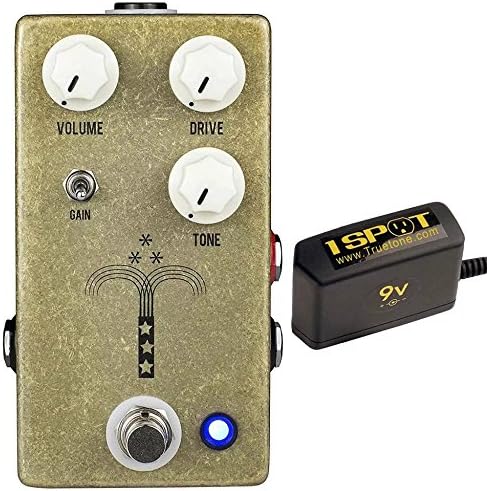 JHS Morning Glory Discreet Overdrive V4 Bundle w/Truetone 1 Spot Space Sacing 9v Adapter