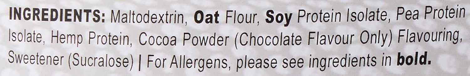 Vegan Gainz 4kg, Plant Based Protein Powder, Weight Gainer- 32 Servings & 30g Protein Per Serving - Image 5