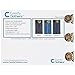 Jeans & Denim Waist Button Extenders (3-Pack) by Comfy Clothiers - Waistband Expander for Men & Women