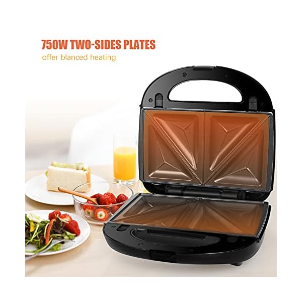 Kuyal-3-in-1-Snack-Maker-with-Waffle-Panini-and-Toasted-Sandwich-Plates-750W-Sandwich-Toaster-Maker-Waffle-Machine-Panini-Press-LED-Indicator-Lights-Cool-Touch-Handle-Anti-Skid-Feet-Black Kuyal 3-in-1 Snack Maker with Waffle, Panini and Toasted Sandwich Plates, 750W Sandwich Toaster Maker, Waffle Machine…