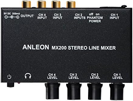 ANLEON Stereo Mini Mixer mixes audio