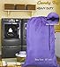 HomeLux Large 30 X 40 Inch Heavy Duty Nylon Laundry Bag with Drawstring Slip Lock Closure, Assorted Colors and Designs