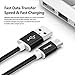 CLEEFUN [2-Pack] USB Type C Cable [6ft], Fast Charging USB-A to USB-C Charger Braided Cord Compatible with Galaxy S20 S10 S9 S8 Plus Note 20 10 9 8, Pixel 3a 2 XL, G8, G7 G6 V30 V20