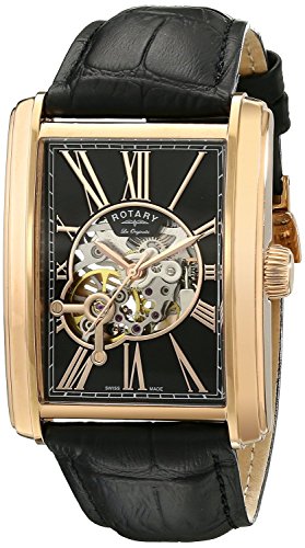 Rotary men s gs90522/10 analog display swiss automatic …
