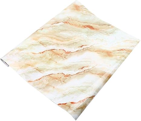 Amazon Lovehomecandy 大理石シール 大理石シート インテリアシート 大理石柄 シール 壁紙シール 模様替え 多用途 はがせる おしゃれ 防水 防汚 防カビ 耐熱 のり付き 60x1000cm 4 壁紙