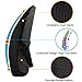 Memory Foam 3D Ventilative Mesh Lumbar Support Back Cushion Pillow to Properly Align the Spine and Ease Lower Back Pain with Insert and Strap for Home,Office Chair and Car Black