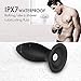 3Pcs Vibrating Butt Plug Set Anal Plug Training Kit, Remote Control 9 Vibration Modes Anal Sex Toys with Suction Cup Base for Male, Female and Beginner