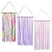 Hair Bow Holder, Miayon 3pcs Girls Women Hair Clips Holder Headbands Storage Organizer 30Inch Long