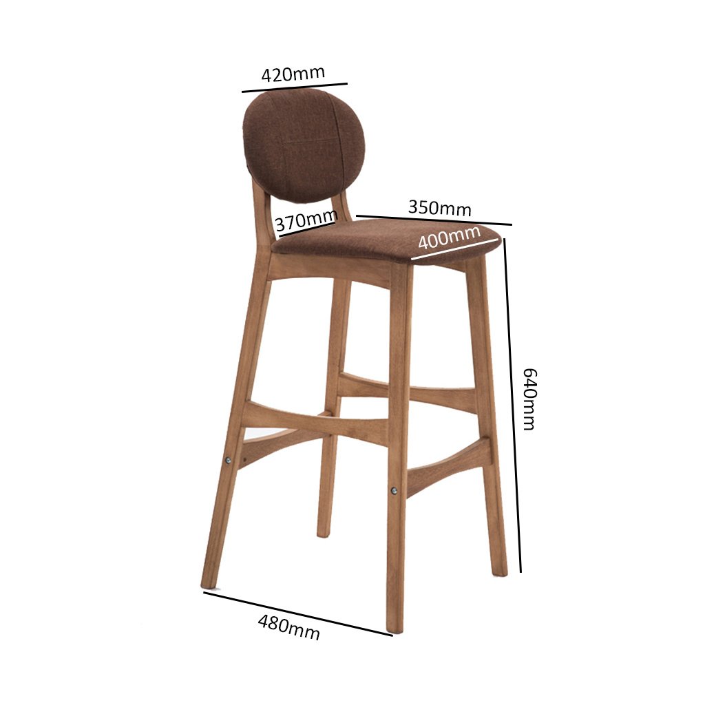 Amazoncom Wooden Bar Chair Breakfast Bar Stool Kitchen Counter