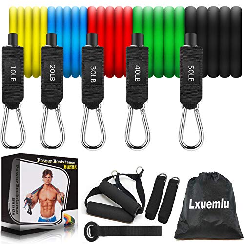 150LB Resistance Bands Set for Home Workouts, Physical Therapy