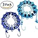 2 Pack Portable Clothesline, Reignet Windproof Stretchy Retractable Laundry Clothes Clothesline with 12 Clips for Outdoor Indoor Travel Camping
