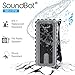 SoundBot SB515FM FM RADIO Bluetooth Wireless Shower Speaker IPX7 Shock-Proof Weather Resistant Portable Radio Tuner w/Auto-Scan,15Hrs Playback Music Streaming,PremiumHD Acoustic Sound-Grey