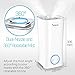 iSPECLE Cool Mist Humidifier, Upgrade 2.5L Filter Free Ultrasonic Humidifiers for Bedroom, Auto Shut Off Baby Humidifier Quiet Nursery Humidifier Easy Top Fill/Clean, Light for Babies Kids Room Home