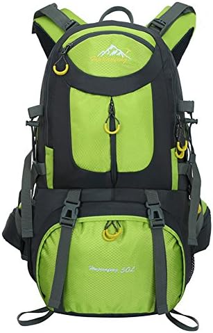 SUGOIDAN Hiking Backpack Nylon Waterproof Large Capacity Daypack for Outdoor Sports Travel Fishing Trip Cycling Skiing Climbing Camping Mountaineering