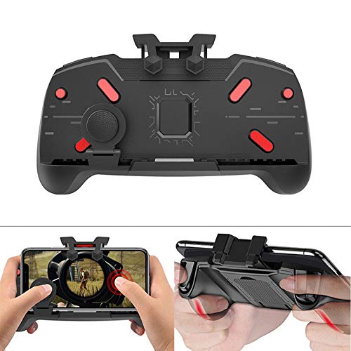 Aoile Gaming Joystick Gamepad Mobile Phone Game Trigger Fire Button L1R1 Shooter Controller AK21 for PUBG Game Handle Holder Bracket