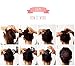 Bun Cover Hair Holder, Hand Crafted Hair Clip. this Attractive Hair Accessory can be Used as a Bun Maker or a Hair Grip. Hair Styling for Women for Thick and Thin Hair. 2 Pcs Uniquely Hand Painted.