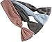 Twist Bow Wired Headbands Scarf Wrap Hair Accessory Hairband by Sea Team (4 Packs)