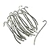 Dovewill 20 Pieces/Lot Wholesale Vintage Tibetan Silver Beading Line Pattern Bookmarks with Hoop DIY Making Findings Crafts
