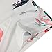 HOOYON Women Summer Casual Floral Long Maxi Dress Short Sleeve with Pockets,White Short,Small
