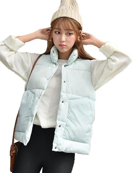 Amazon 中綿入り ベスト レディース スタンドカラー 暖かい スポーティ 肌寒い時に かっこいい かわいい 秋冬 オリジナルアイテム付き 2 レディース 通販