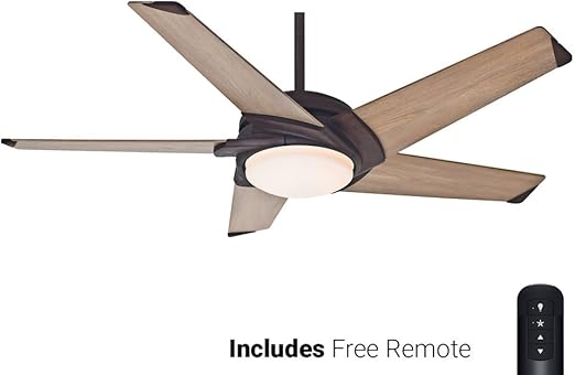 Casablanca Ceiling Fan 59092 Stealth Rust 54 With Light Remote