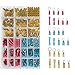 Heat Shrink Wire Connectors Kit: 570 PC Variety of Waterproof Electrical Crimp Terminals - Automotive & Marine Use. Adhesive Lined Tubing In Red Blue Yellow Butt Fork Hook Ring & Quick Disconnects Set