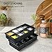 Ice Cube Trays Large Size Silicone Square Ice Cube Molds for making 8 Giant Ice Cubes for Whiskey and Cocktails, Keep Drinks Chilled, Reusable and BPA Free 2 Pack