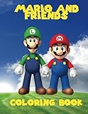 Mario and Friends Coloring Book: A great fun coloring book for kids aged 3+. An A4 40 page book with scenes of Mario, Wario, Luigi and yoshi. So what ... kids, go grab them pencils and start coloring