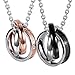 Urban Jewelry His & Hers Couples The Only Eternal Love Belief Worship Love Forever Pendant Necklace 19