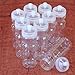 Rolling Sands 24 Ounce BPA-Free Clear Plastic Water Bottles, Set of 10, Made in USA