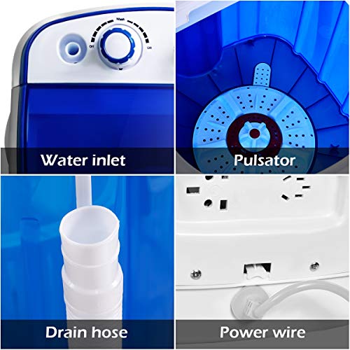 5 COSTWAY+Portable+Semi+Automatic+Translucent+Capacity