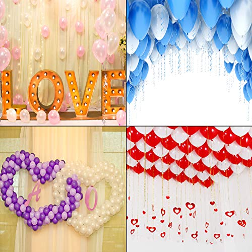 LOCOLO 75 Ft Garland Decorating Strip Tape, 200 PCS Reusable Balloon Glue Point, Balloon Arch Garland Decorating Strip Kit, Easy to Make Balloon Arch Garland Wedding and Party Decorations (3 Rolls)