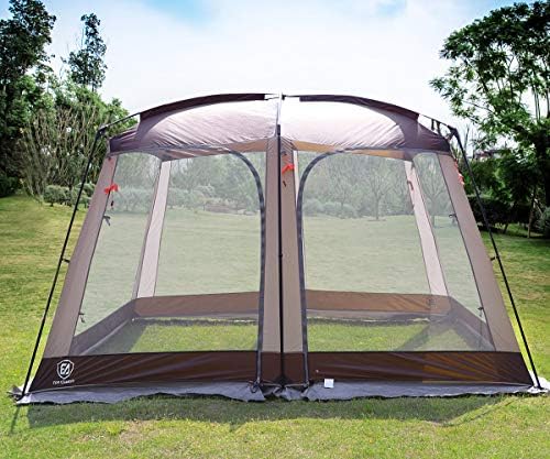 Ever Advanced Screen House Room Outdoor Screened Canopy Tent Zippered Pop Up Gazebos 8 10 Person For Patios Shelter 12 X10 Buy Online At Best Price In Uae Amazon Ae