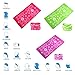 DEMIL Multifunctional Sports Stretchable Seamless Casual Headband Sweatband Magic Camo Scarf Balaclava Headwear Head Wrap (12PCS-Pink Rains)