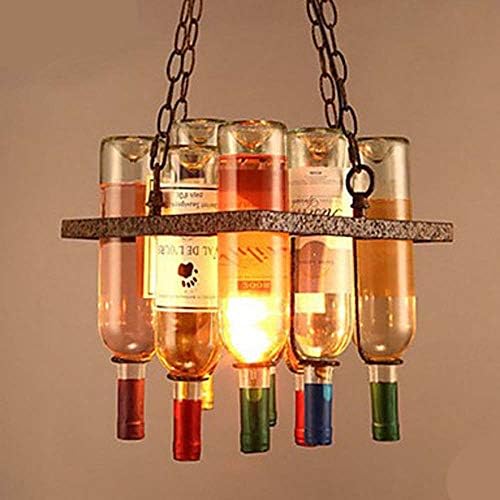 Chitty Retro Creative Designer Wine Bottle Chandelier Restaurant Bar Cafe Personality Bar Table Living Room Bar Art Chandelier Creative
